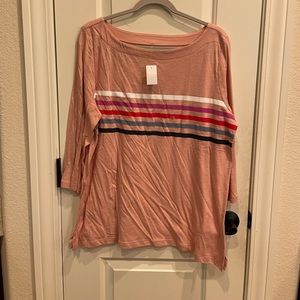 Light pink loft top